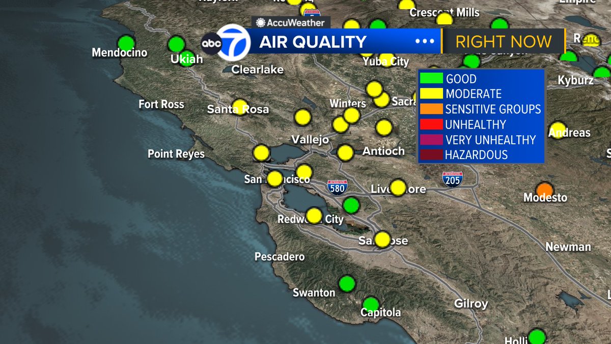 SandhyaABC7's tweet image. SPRINGLIKE WARMTH: Feeling like spring today under sunny skies!  A little hazy.  Spare the Air issued for tomorrow.  #ABC7now #SanJose #SanFrancisco #BayArea #CAwx