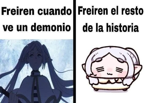 mig2019xd's tweet image. Frieren toda linda