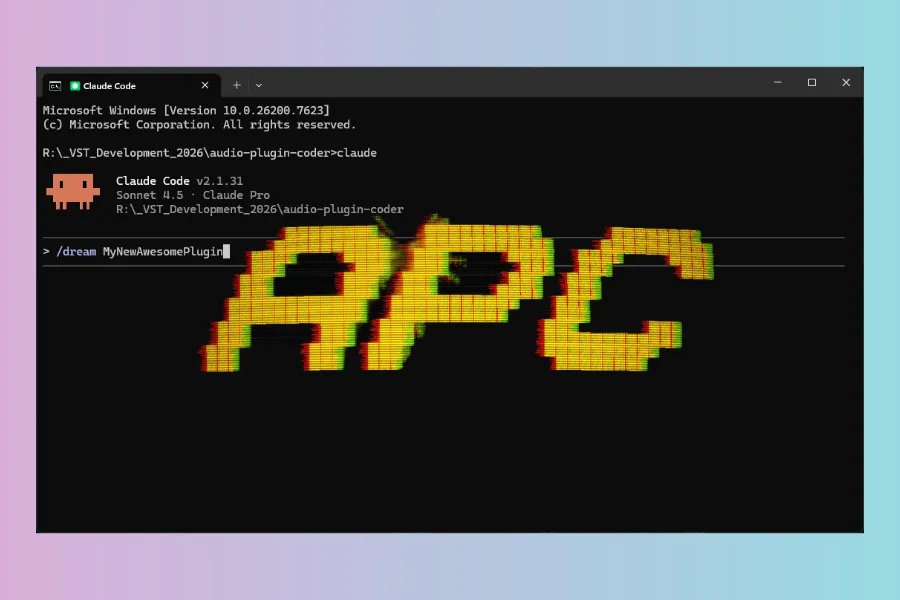 How to Create VST3 Plugins with AI – Audio Plugin Coder (APC) Open Source
.
#AICODINGAGENTS #AIVSTDEVELOPMENT #APCFRAMEWORK #AUDIOPLUGINCODER #CLAUDECODEAUDIO #CREATEVST3PLUGINS #JUCE8AI #KILOAIAUDIO #MUSICTECHOPENSOURCE #OPENSOURCE #OPENSOURCEVSTFRAMEWORK #VIBECODEVST #VIBECO...
