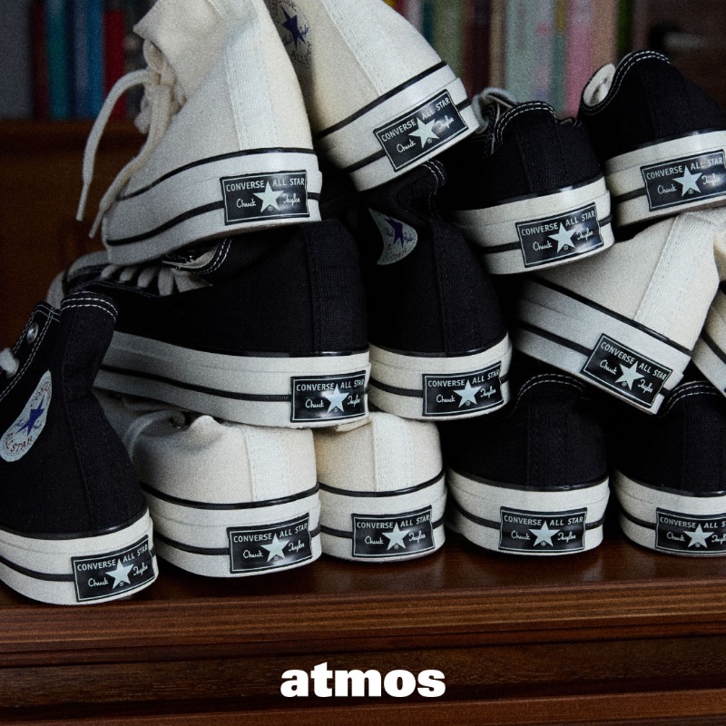 70年代のオールスターのディテールをベースにしながらシルエットや履き