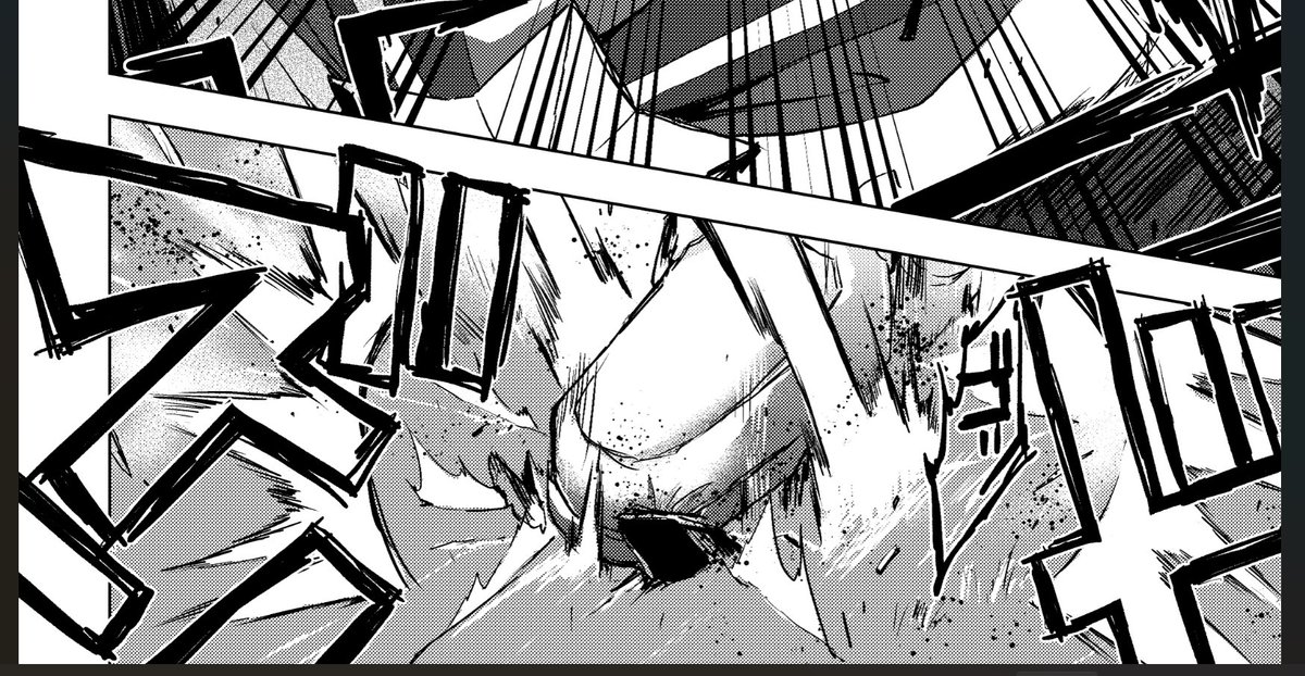 漫画の効果音(描き文字)描くの楽しいよね 色んな漫画読んで勉強してたら色んな描き文字描くの楽しくなるからね 