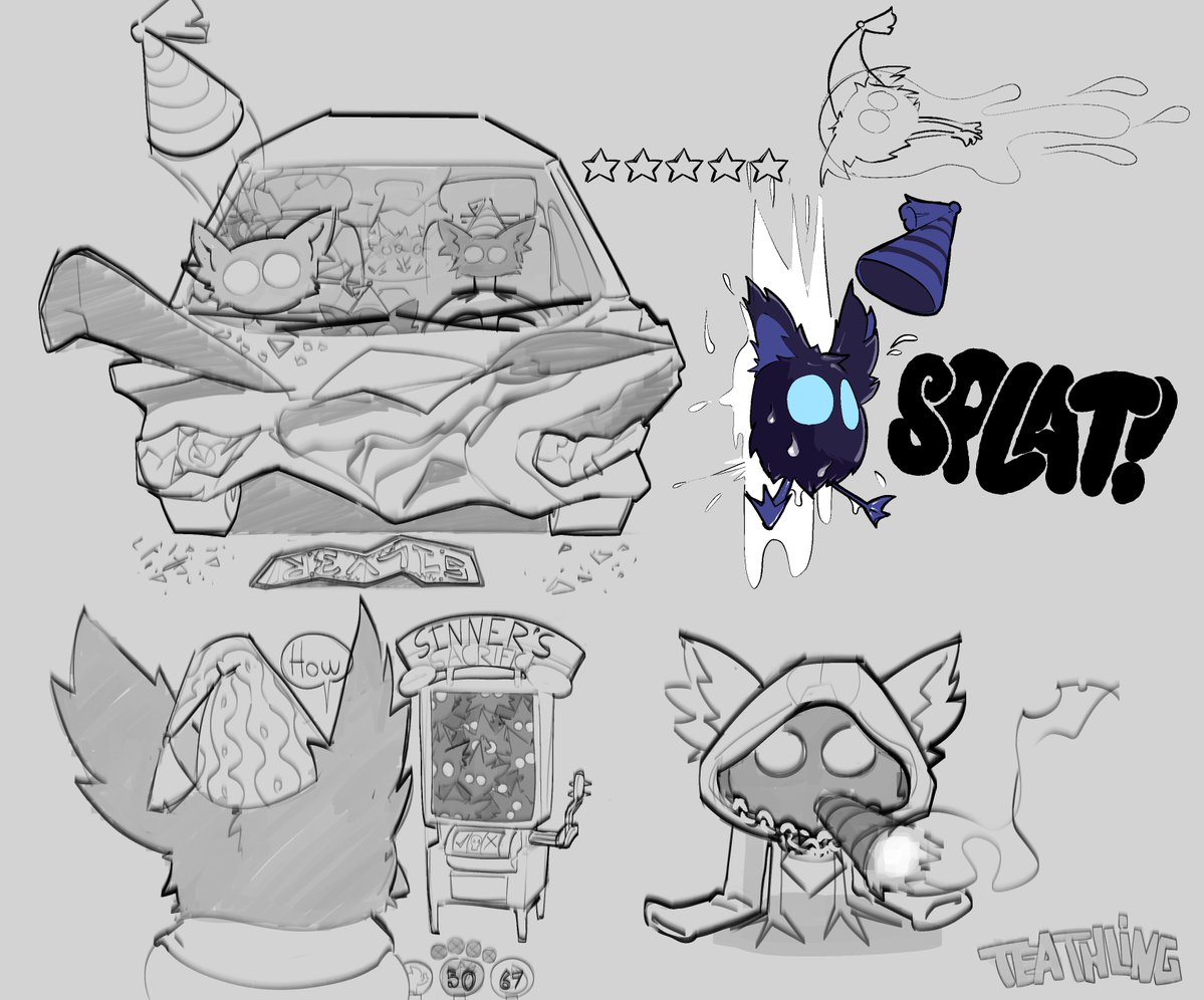 I have these lil helpers that I pour milk on and slam against walls and they make a loud thud
#deadlock