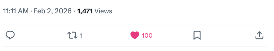 ary_src's tweet image. i finally understand the reply guy move...
first triple digit likes 😆