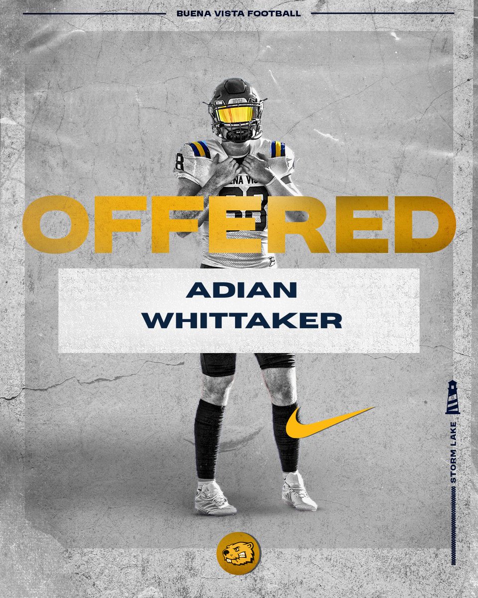 Adian_04's tweet photo. First offer in!!! Beyond grateful to receive my first opportunity from BVU and @CoachBresBVU and and to have the opportunity to play at the next level! 
@BVU_Football @Coach_DawsonRSP @CoachJonRoberts @VGHSFootball  @HudsonDbcoach @gridironarizona @PrepRedzoneAZ @BiggBearrecruit https://t.co/HYRCDIAzHW