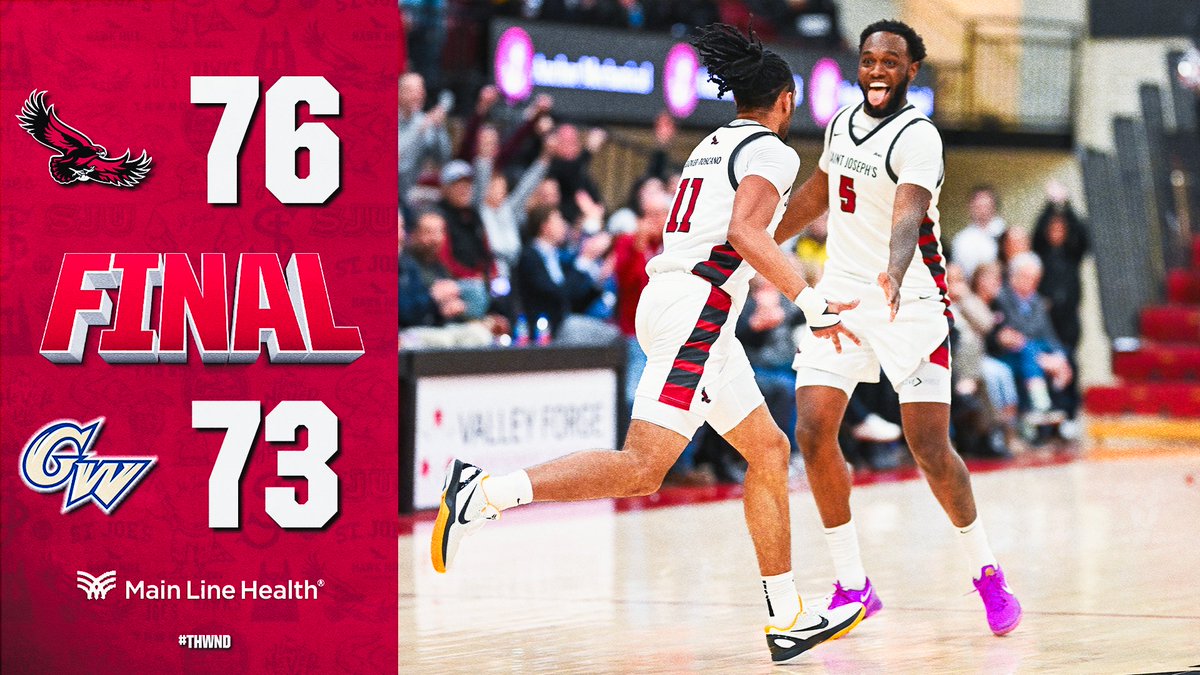 SJUHawks_MBB's tweet photo. HAWKS HOLD ON!!! #THWND https://t.co/s7zRSFiD4y