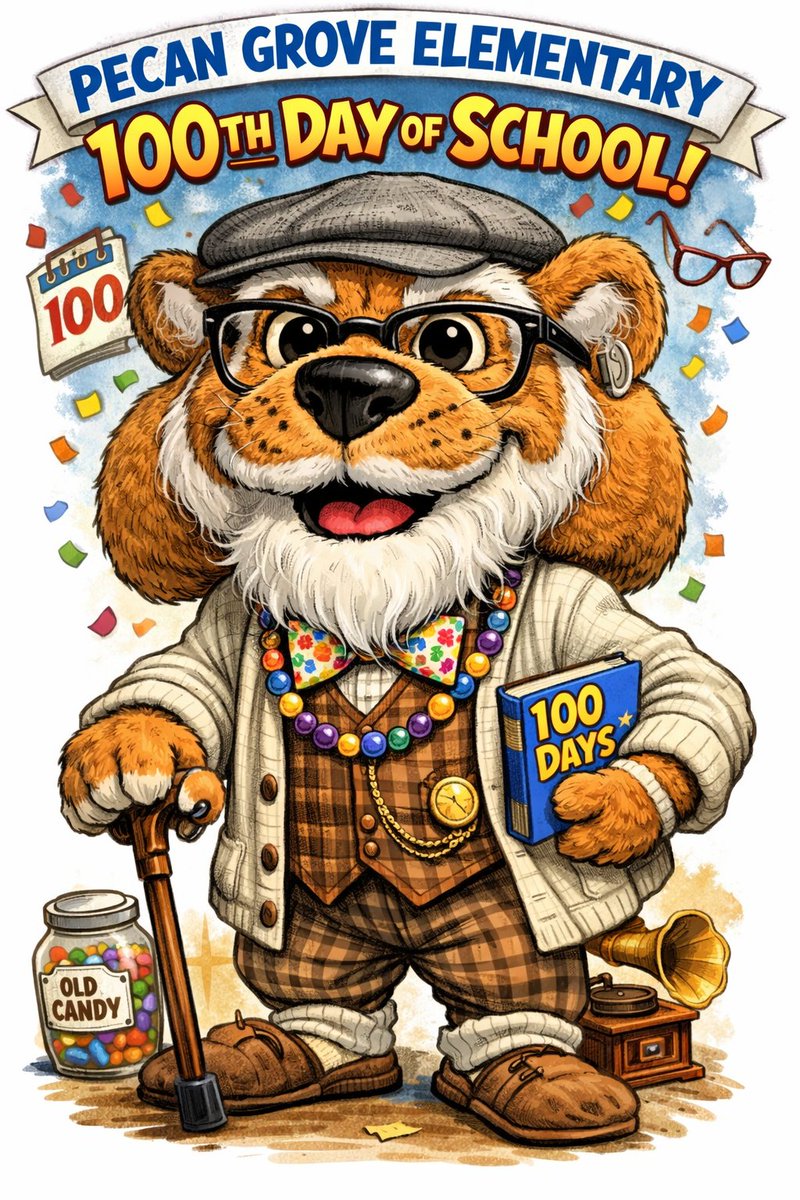 PGE_CougarCubs's tweet image. Happy 100th Day of School! 🎉 Our halls were filled with "100-year-olds," creative shirts, and 100-item collections as we celebrate being 100 days smarter. We are so proud of our students' hard work and growth this year!
📸✨ #100DaysSmarter #SchoolSpirit