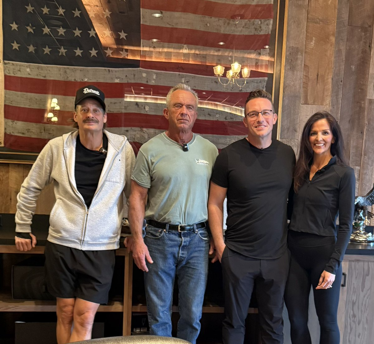Nursekatejohn's tweet image. We are on the path to Make America Healthy Again. Teaming up with @SecKennedy and @KidRock today has been a dream. These men care about the future of this country and know we have to make our health a priority. 

#nursekate #ownyourhealth #15minutemovement