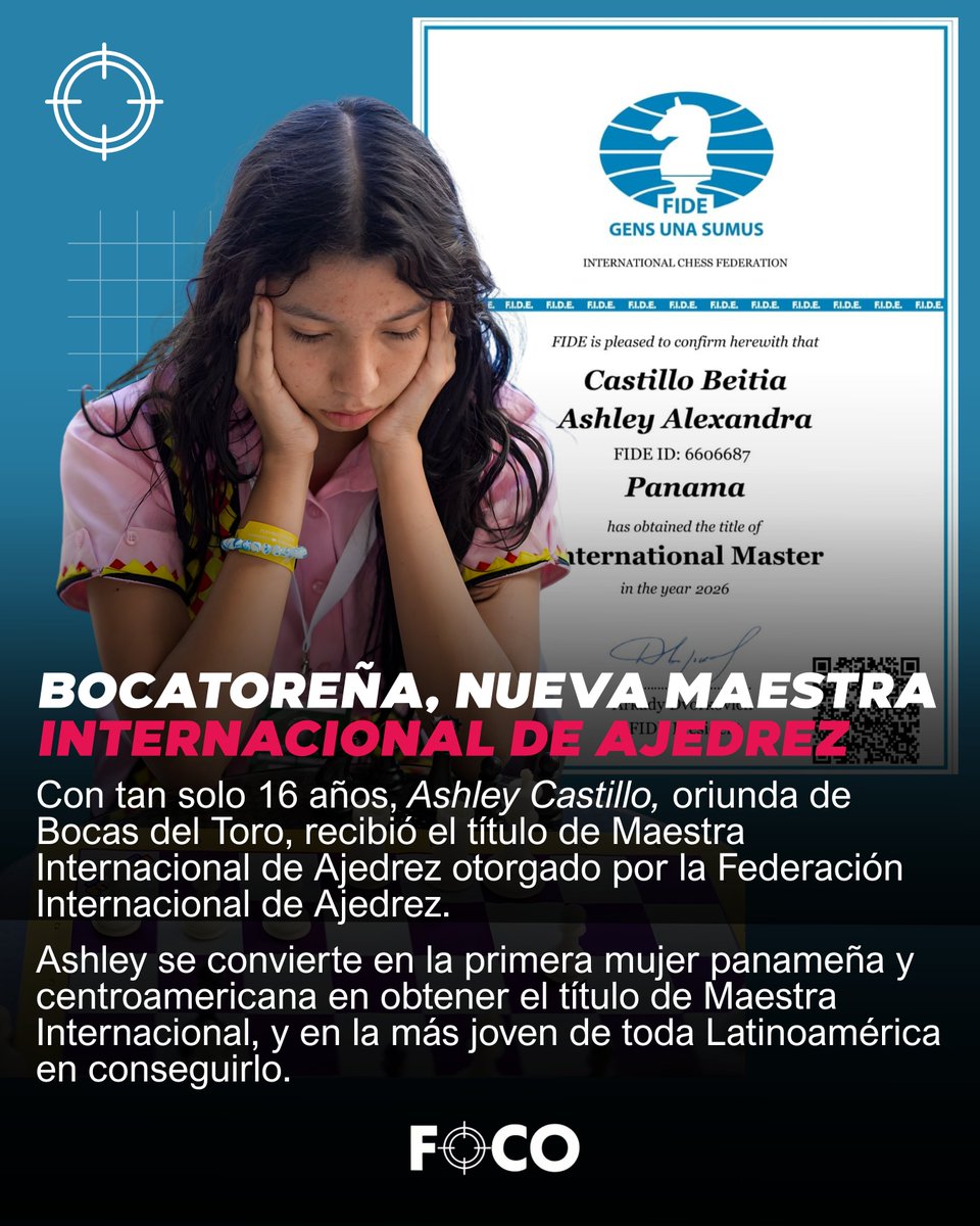 Bocatoreña, nueva maestra Internacional de Ajedrez