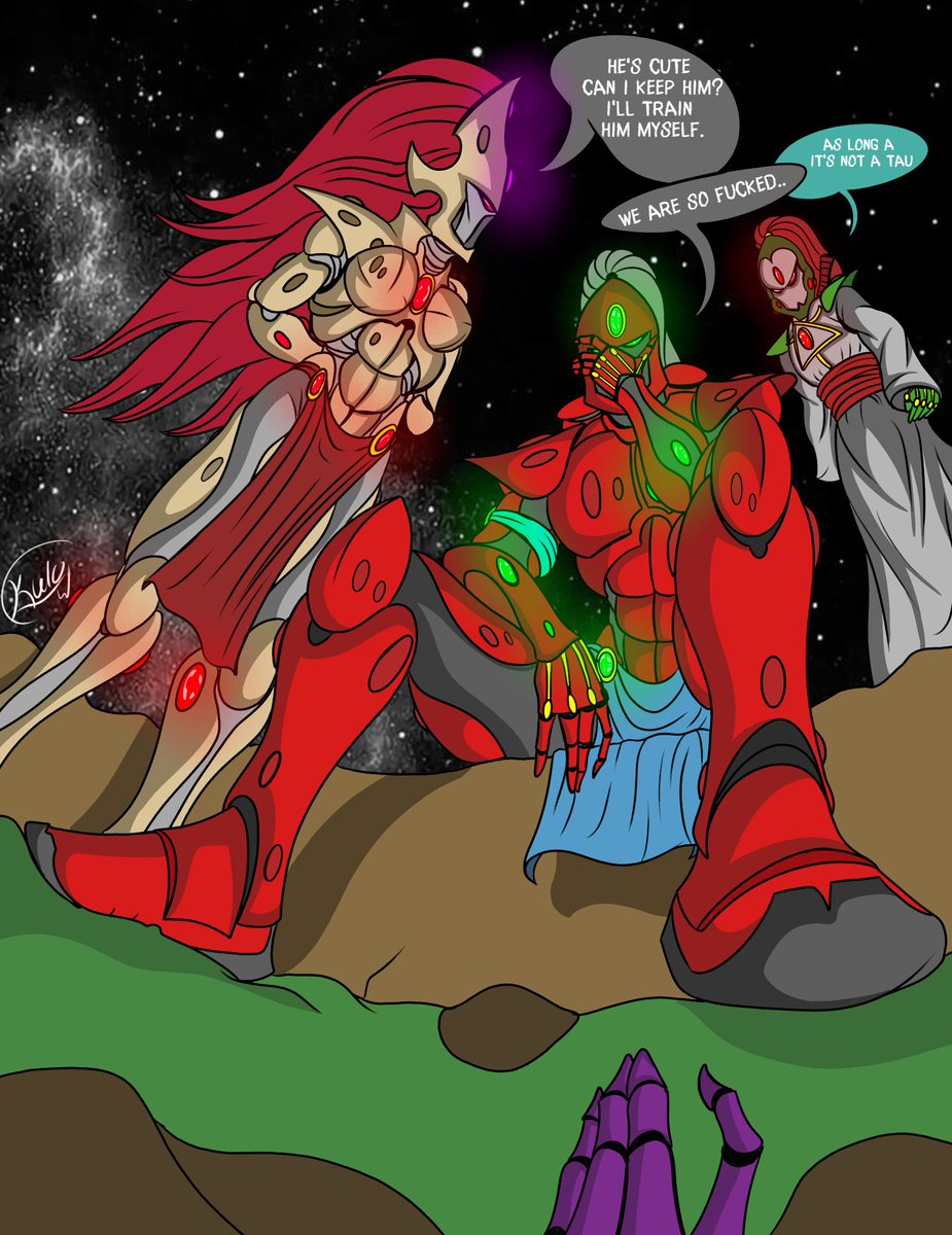 Kulo_lock's tweet image. The Exarchs after watching me try to do their training.