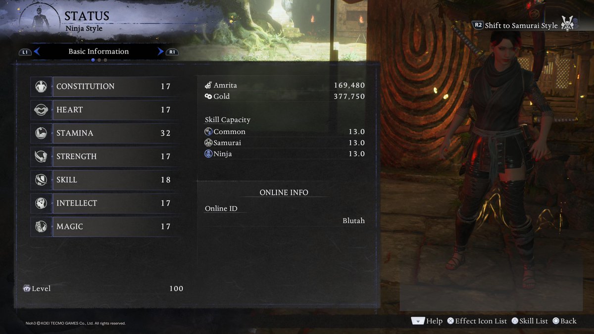 Blutahs's tweet photo. LEVEL 100 IN DEMO WHERES MY EARLY ACCESS!? @nioh_game @TeamNINJAStudio #Nioh #Nioh3 #Nioh3Demo https://t.co/k2ao7i79iv