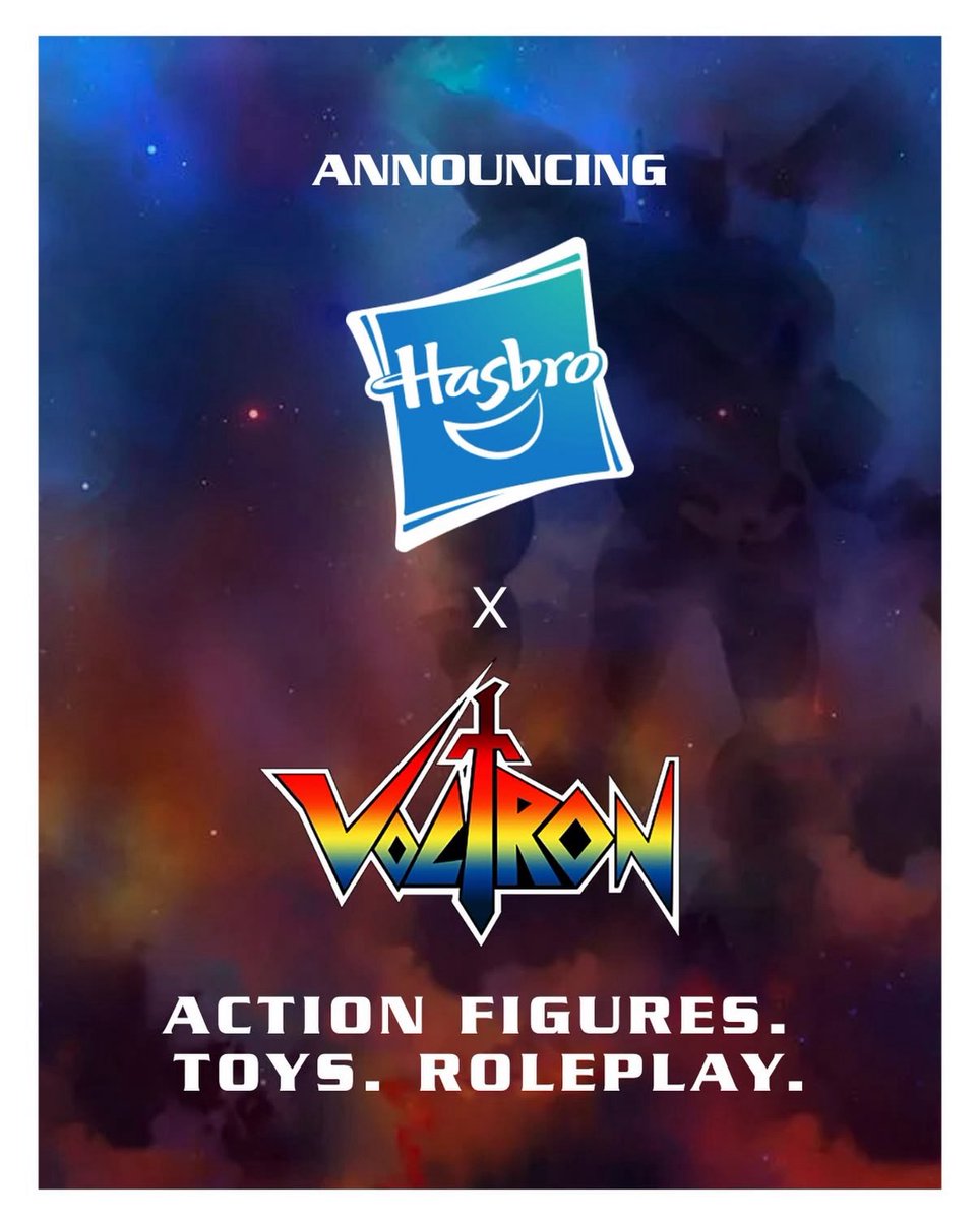 voltronews's tweet photo. Voltron &amp; Amazon MGM+ joins forces to release New Voltron Movie toys ❗️(Collaboration for the upcoming Voltron Movie)

To be released:
- Action figuree
- Toys*
- RPG 

#Voltron #VoltronTheMovie https://t.co/Y2WidbUGsD