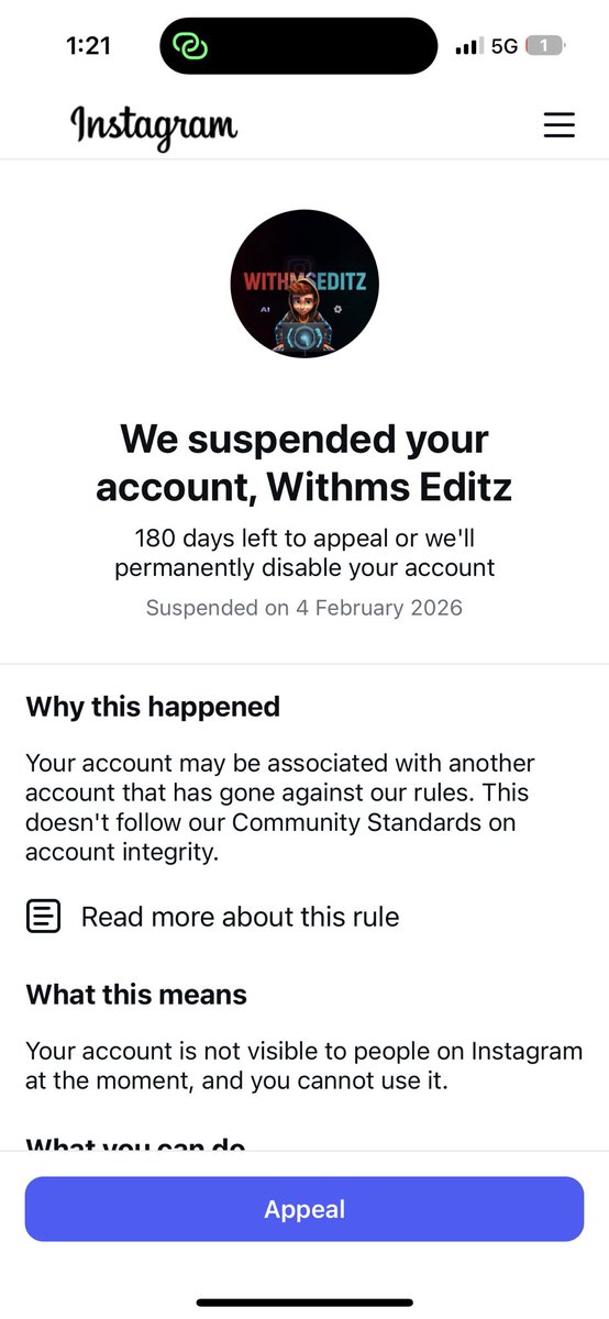 mskhanx07's tweet photo. Dear @Meta @instagram @InstagramComms @facebook My 4 accounts (mosim_spx.07, khanxms__07, etc. were disabled by mistake. No rules broken. Your system has an error &amp; I can’t appeal due to OTP issues. I need a manual review now.
Email: mosimspx@gmail.com
#InstagramHelp #MetaSupport https://t.co/X5iOS6pirO