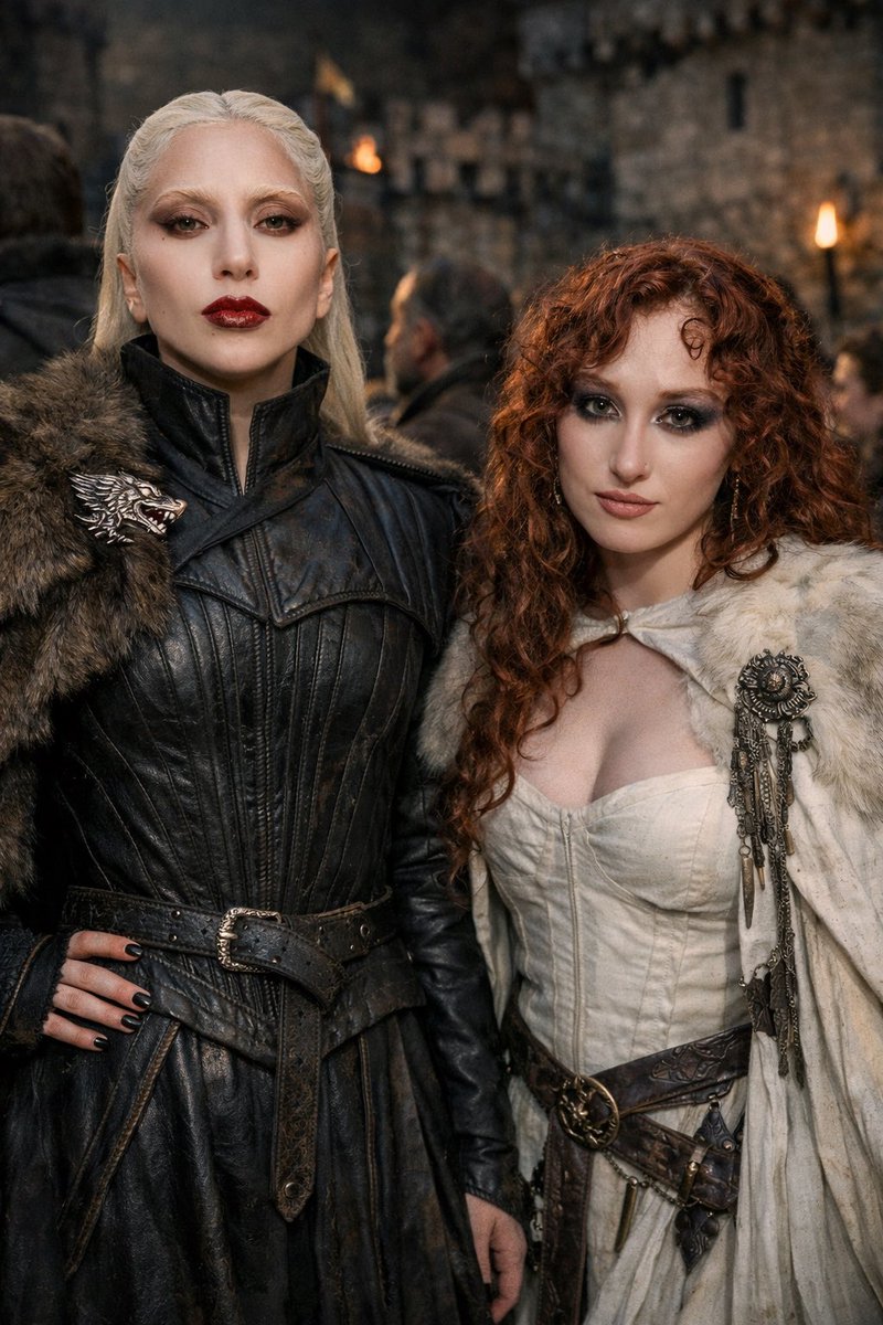 CaamMaac's tweet photo. Gaga &amp; Chappell X Game of Thrones crossover when?? #ladygaga #ChappellRoan #GOT https://t.co/H4w8a8abl5