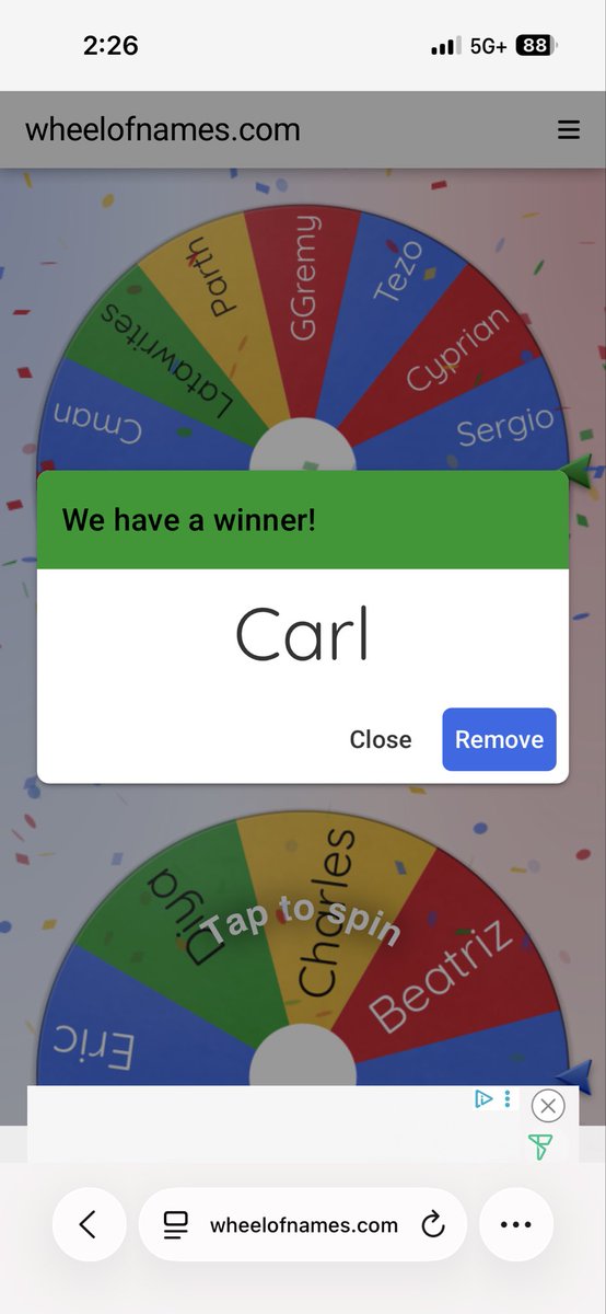 DougieT_1983's tweet image. WINNER 🥇 @cm08030421 

Congratulations Carl on 1 Million #BT

I gotta say I had a lot of fun with the giveaway. With the markets in the dumps is important to remember if we #BuildTogether we excel together. 

Thank you to everyone who participated in the giveaway. Stay tuned for