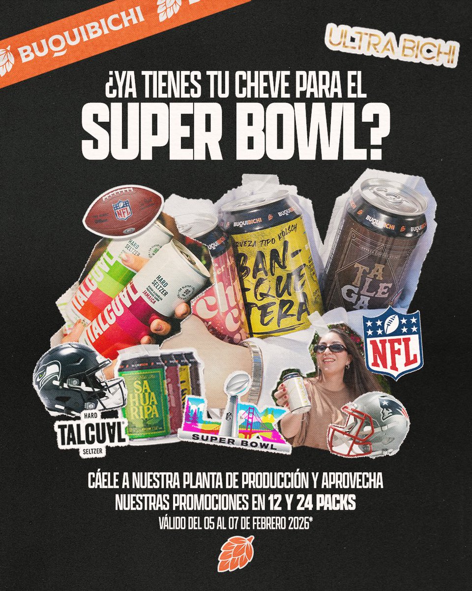 BuquiBichi's tweet photo. ¿Listos para este domingo 🍻🔥🏈😏?
¡Nosotros ya nos preparamos para ustedes 🙌🏼!

Venta de garage en nuestra Planta de Producción 🏭🍻.

A partir de mañana y hasta el sábado 👌🏼… https://t.co/gFNeUETzyv