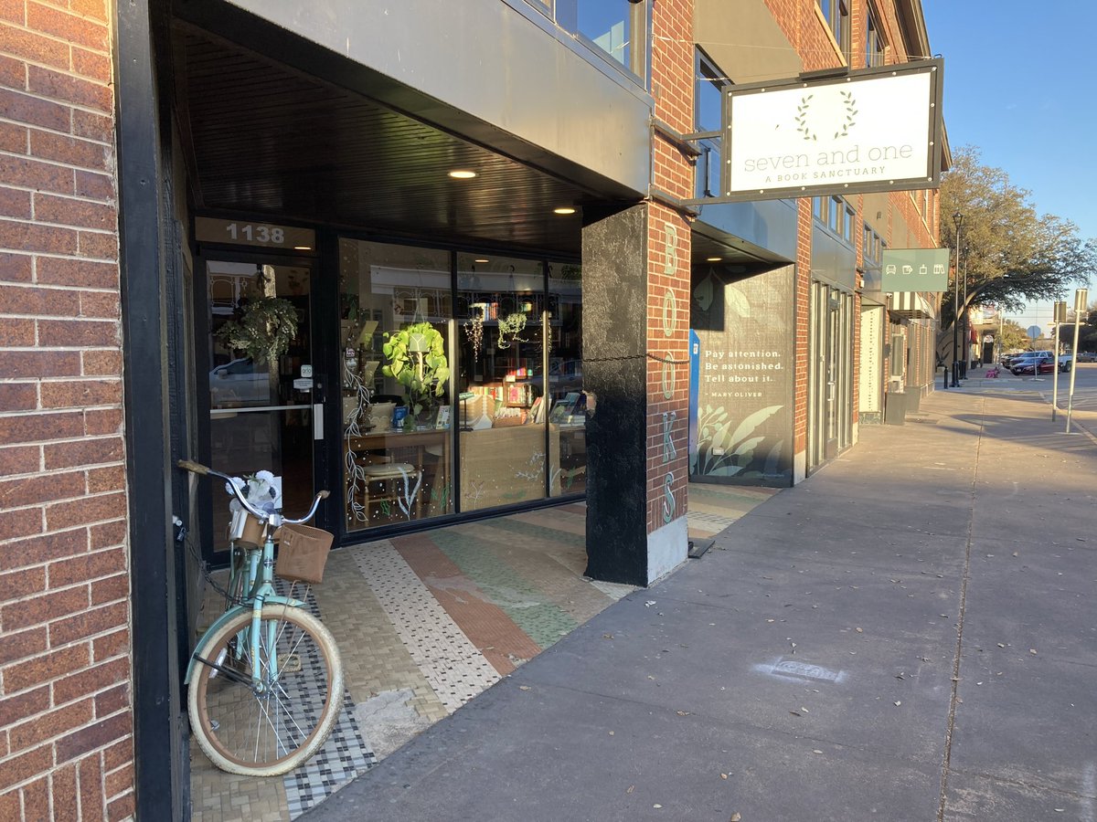 ChrisMacaluso's tweet photo. Hello @MenInBlazers - please give a shoutout to Seven and One - A Book Sanctuary of Abilene, Texas. My family and I come here to read, relax, craft and enjoy a cup of tea. They also host events from poetry readings to pop-ups. I look forward to purchasing your book here soon. CJM https://t.co/LeLa95GQUK