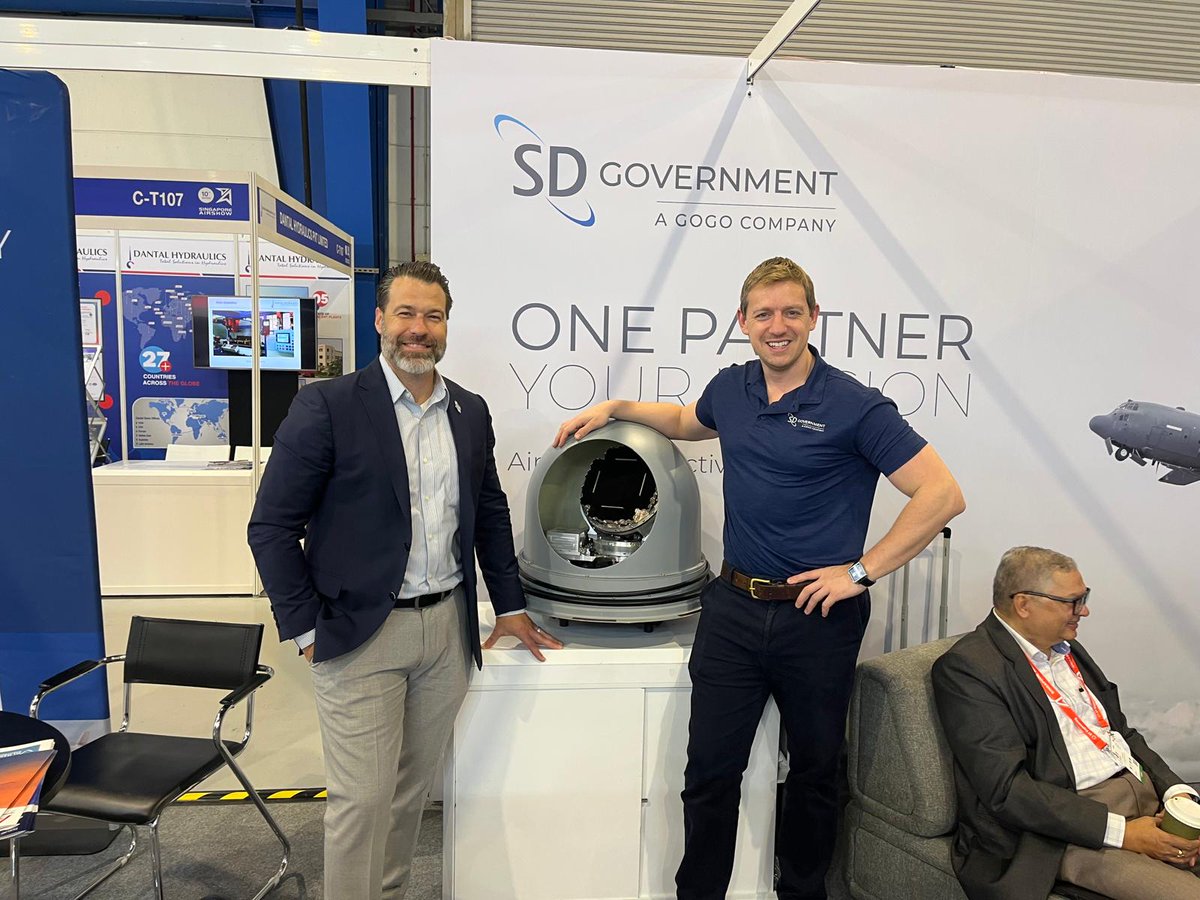 GogoAviation's tweet photo. Day 1 at the Singapore Air Show was a success!
Gogo and SD Government are on site—stop by to connect with our team and learn how we’re supporting secure, reliable communications for government missions worldwide. https://t.co/35SpqjrFh4