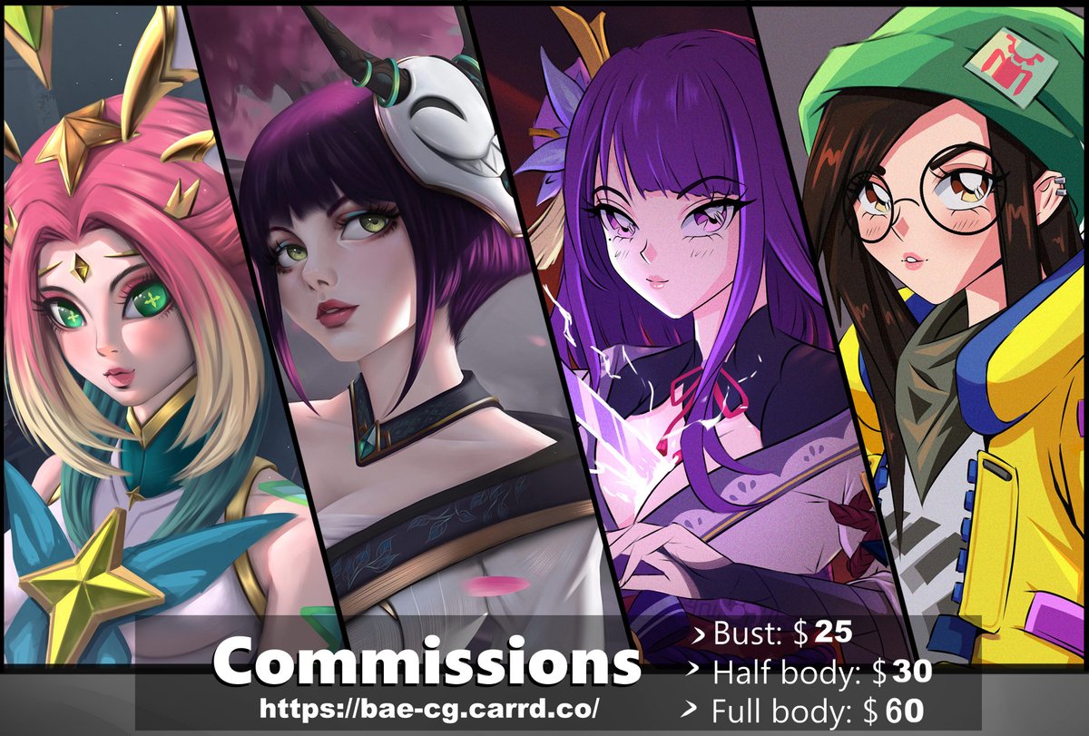 ✧ B A E ✧ - COMMISSIONS OPEN! tweet media