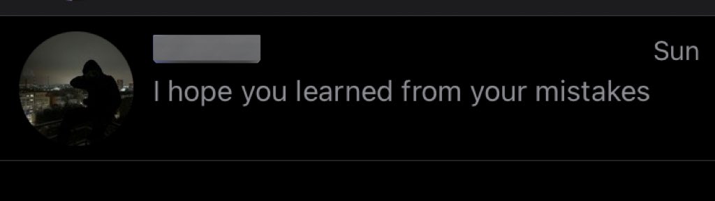 Just checked my Telegram, the doxxer messaged me on there threatening me once again.

I took security measures to secure my account and yes it has been confirmed they are in FemboySandwich’s community.

Sammie I have been actively being harassed by you and your community for far