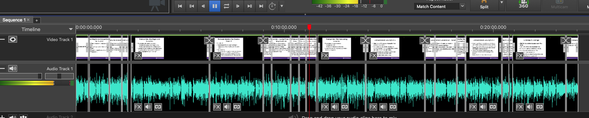 stevesuehring's tweet photo. This is what happens when you realize that you need to recut parts of the video *and* can't talk.  Probably takes longer to edit this down than it would to retake it from the top. https://t.co/NKc397Qy2T