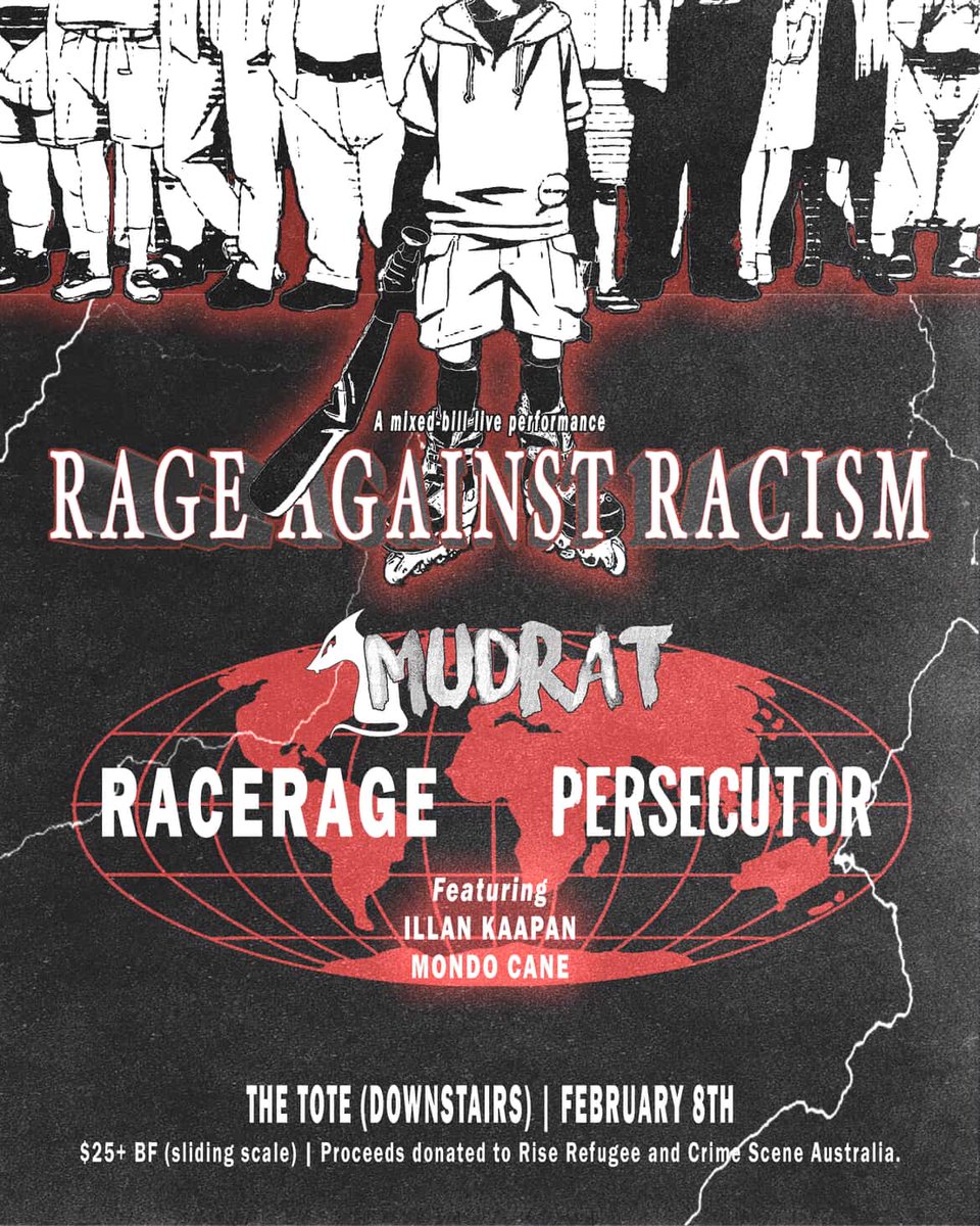 We sold out our upcoming community all ages show at The Tote this Sunday and there's excess of 50 AA tickets sold. 50 young people that might get to hear Uncle Robbie speak for the first time; 50 people will learn about barbaric asylum seeker policy via RISE. Feels good bro.