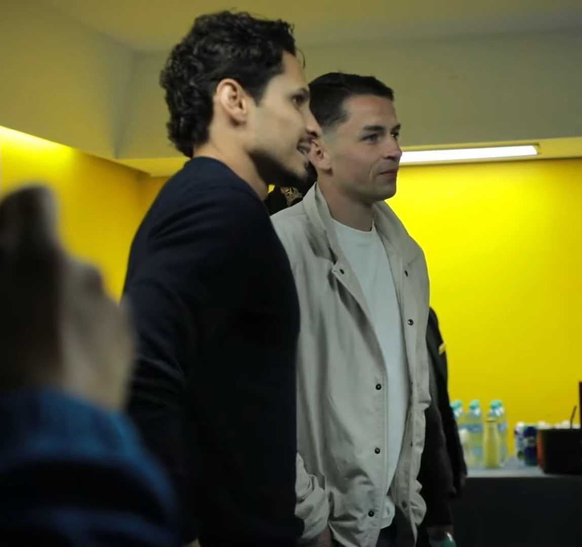 Álvaro Fidalgo y Raphael Veiga sí alcanzaron a conocerse, lo que hubiera sido verlos juntos en el América🥺💛