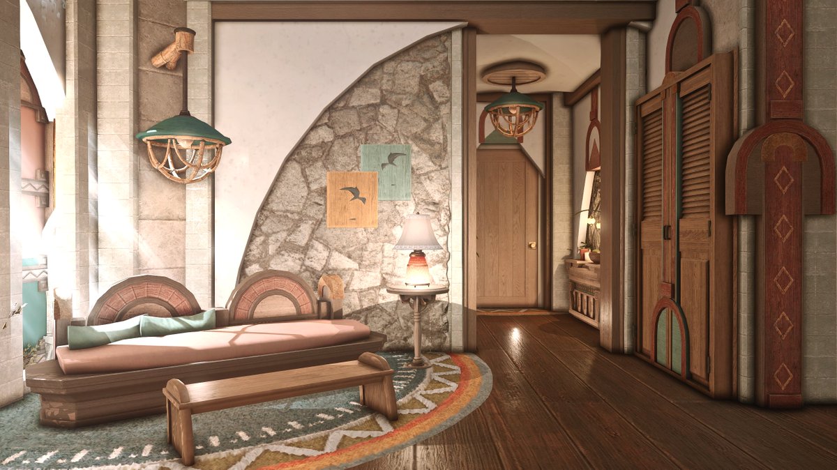 "Riyāḍ" [M] 🌿🌺🦜

#daenylovehousing #ffxiv #ff14housing #ffxivhousing #HousingEden #hgxiv #FF14ハウジング