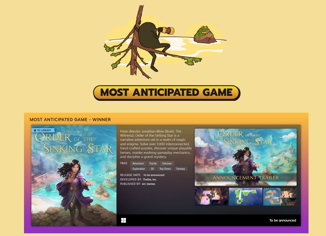 Order of the Sinking Star tweet media