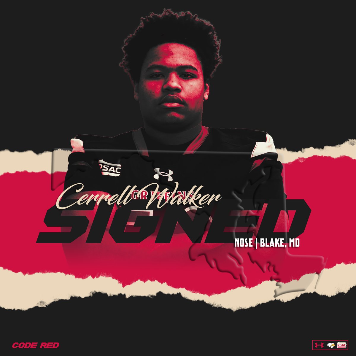 Welcome, 2026 Seton Hill Griffin Signee Cerrell Walker (<a href="/CerrellWalker/">Cerrell Walker</a>). Very Versatile DL with speed, power, and skilled hands that can keep OL on their heels!! #STICK2THECOD6