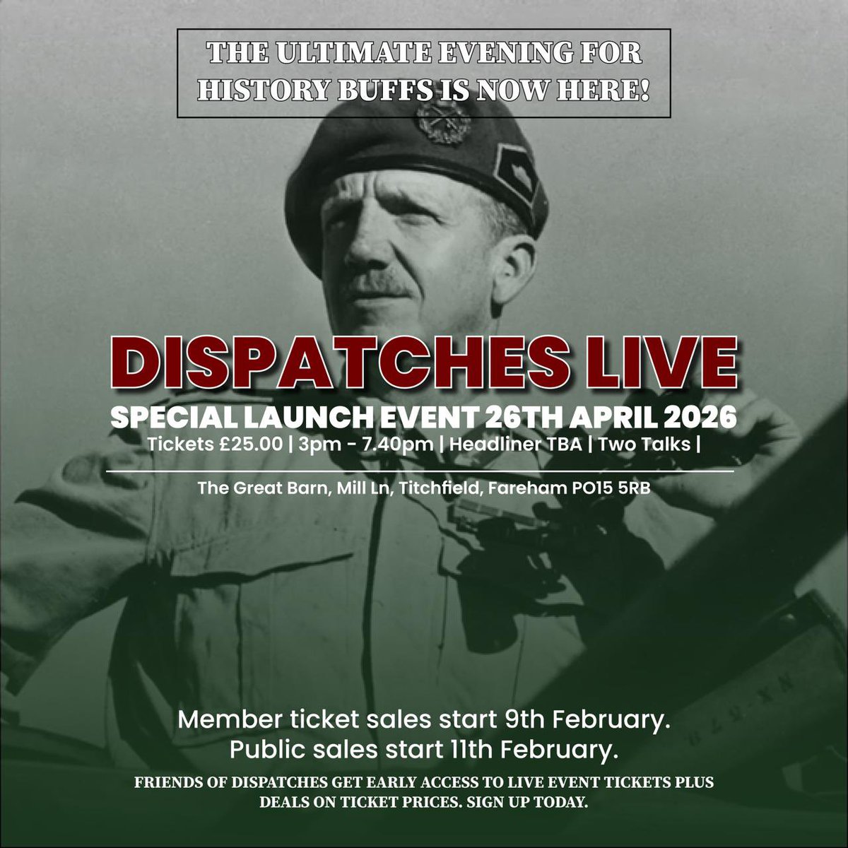 Members get early access - this is your briefing papers… time to get ready! Sign up now: dispatchesmagazine.co.uk 

<a href="/almurray/">Al Murray 🇺🇦</a> <a href="/TuckerJones1944/">Anthony Tucker-Jones</a> <a href="/RM_Mili_History/">Robbie McGuire</a> <a href="/HistoryBowsh/">Jack Bowsher - Thunder Run: Meiktila 1945</a> <a href="/robert_lyman/">Robert Lyman 🇺🇦</a> <a href="/historicfirearm/">Matthew Moss | The Armourer's Bench</a>
