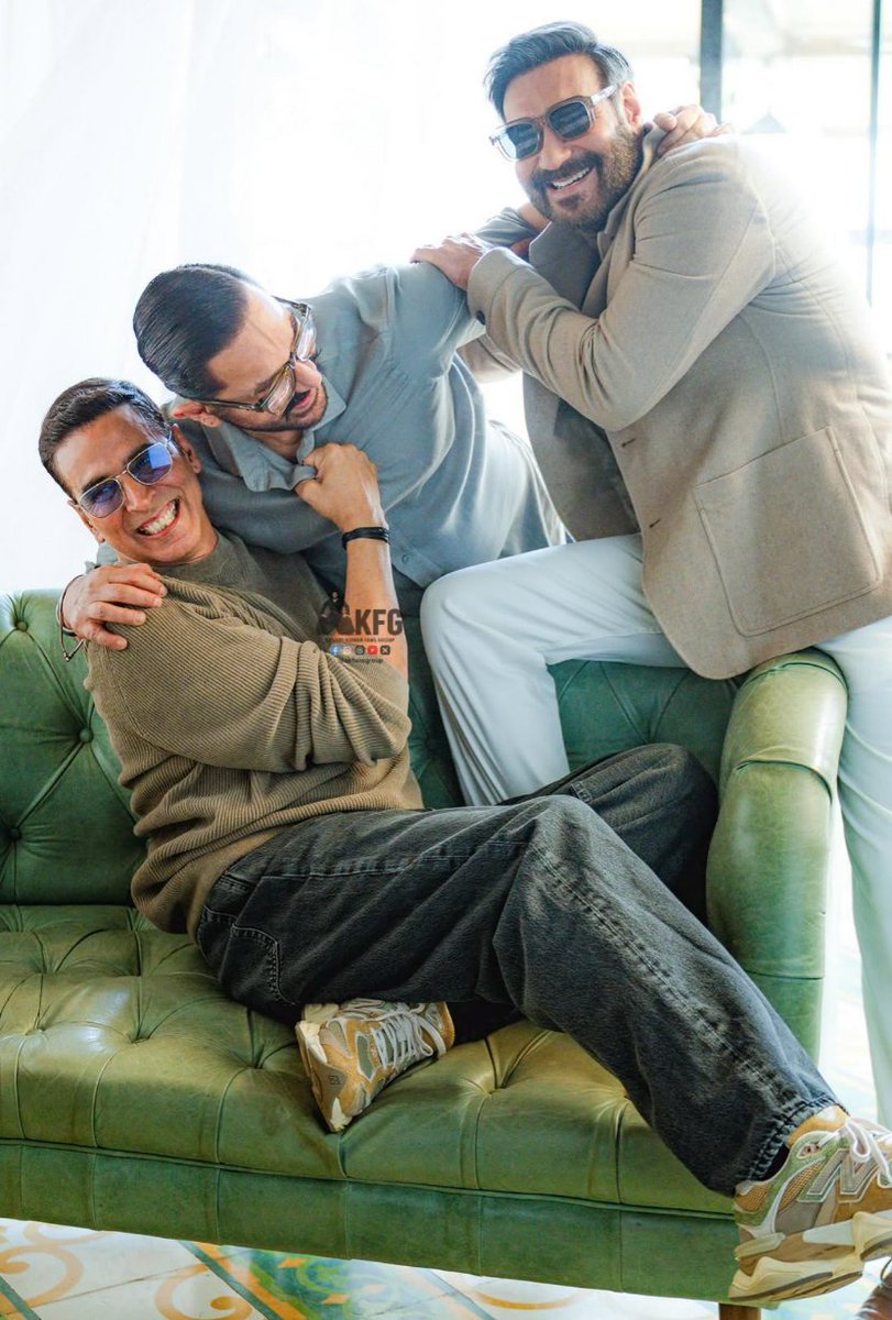 AKFansGroup's tweet image. PIC - #AkshayKumar𓃵 , Aamir Khan and Ajay devgn during the Variety India's First Edition Cover Shoot

#Variety