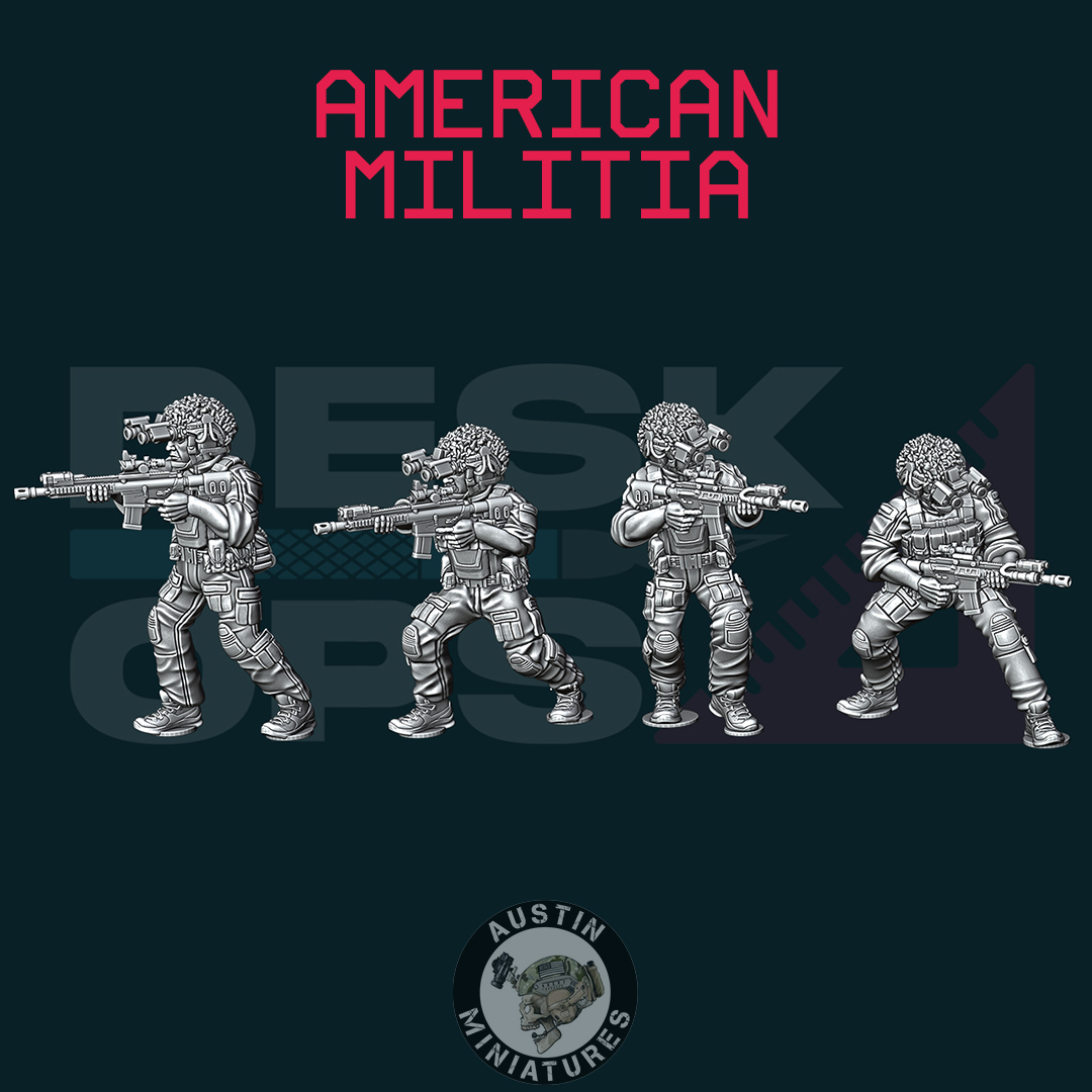 desk_ops_de's tweet photo. New Month New Product Drop with requested stuff!
Available as of now!

Austin Miniatures
- Australian Infantry
- American Militia
- OP Neptune Spear Navy Seals

Black Hills Games:
- Chinese PLA Specialist
- US Rangers 90s
- Modern Civilians