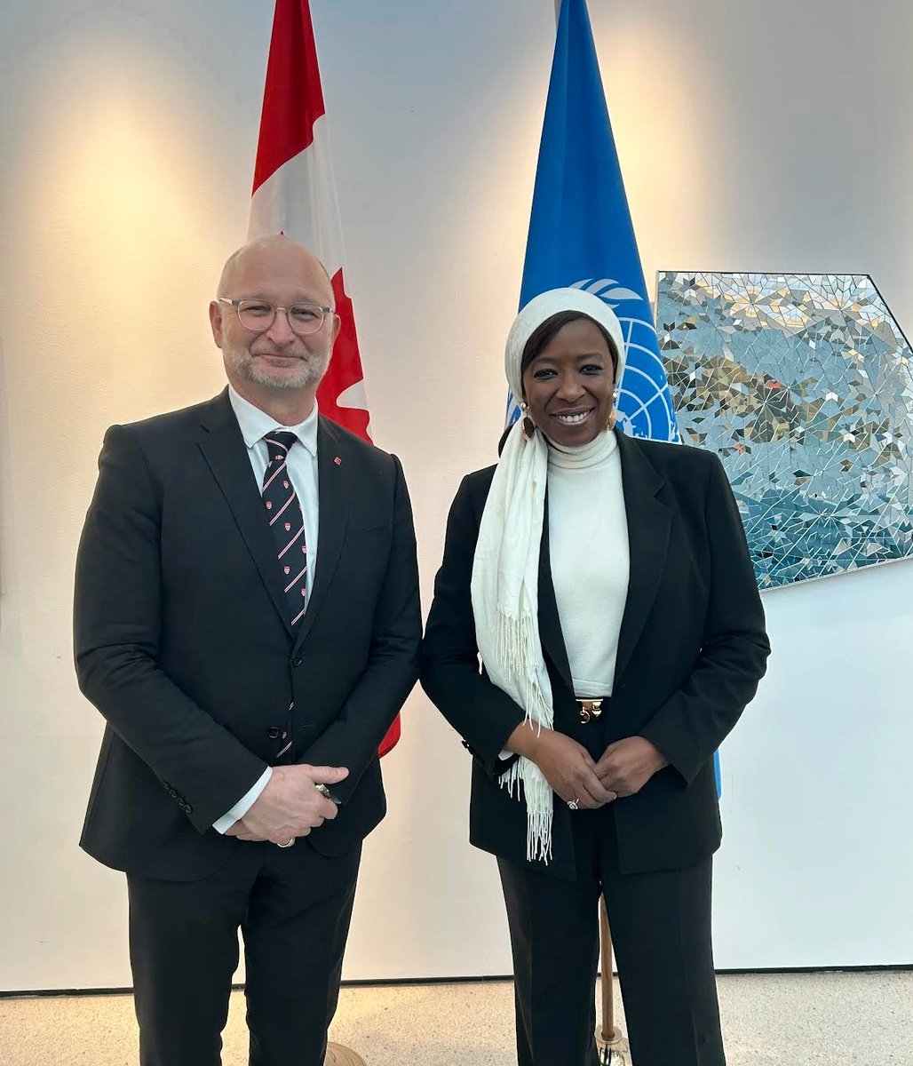 dienekeita's tweet photo. A pleasure meeting with Ambassador David Lametti of @CanadaUN.

We had an excellent exchange on Canada’s partnership with @UNFPA, the impact of our programmes, and our shared priorities for the future.

Thank you for the thoughtful exchange. https://t.co/V4KAsaillP