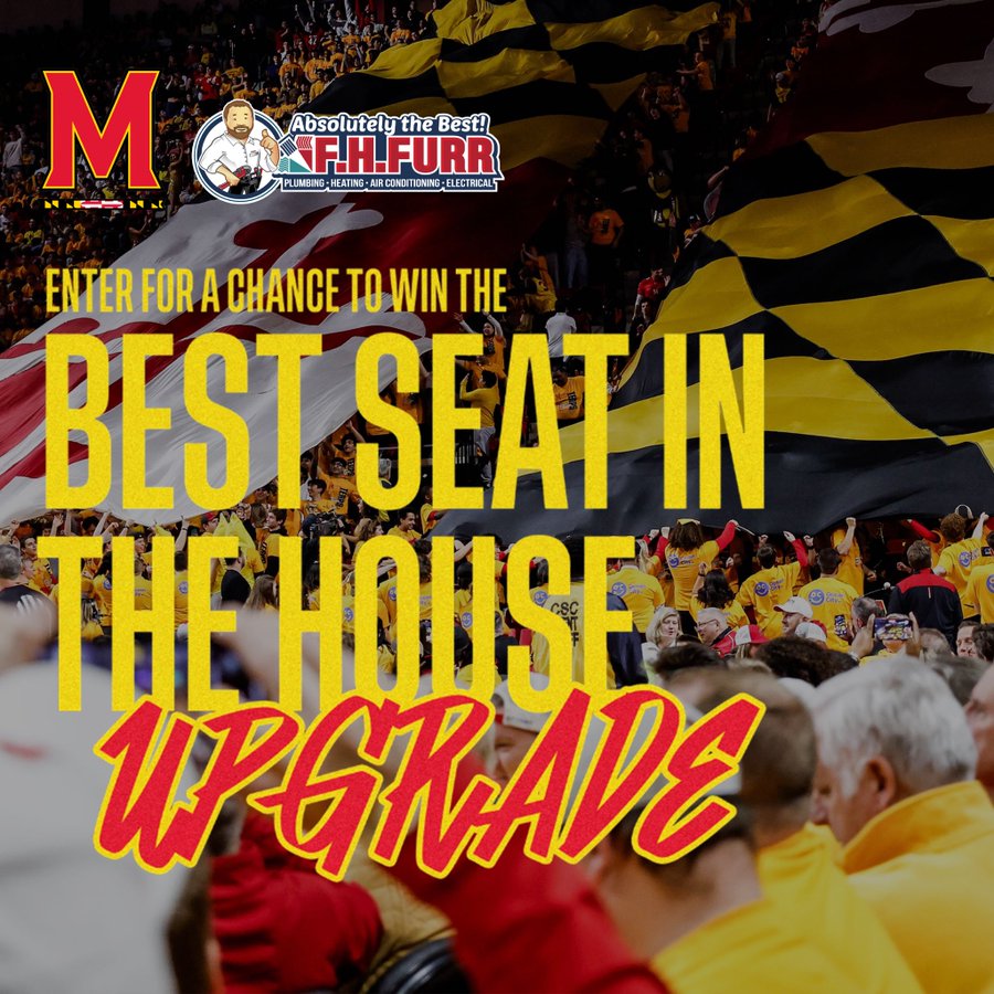 TerrapinHoops's tweet image. Enter for your chance to win the Best Seats In The House tomorrow against Ohio State thanks to our friends at @fhfurr!

Enter Here: go.umd.edu/24ns