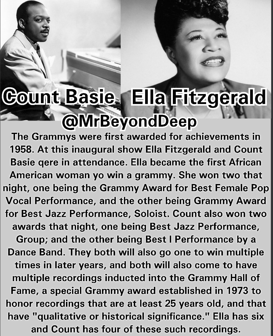 MrBeyondDeep's tweet image. #Black #BlackHistory #History #BlackHistoryMonth #EllaFitzgerald #CountBasie