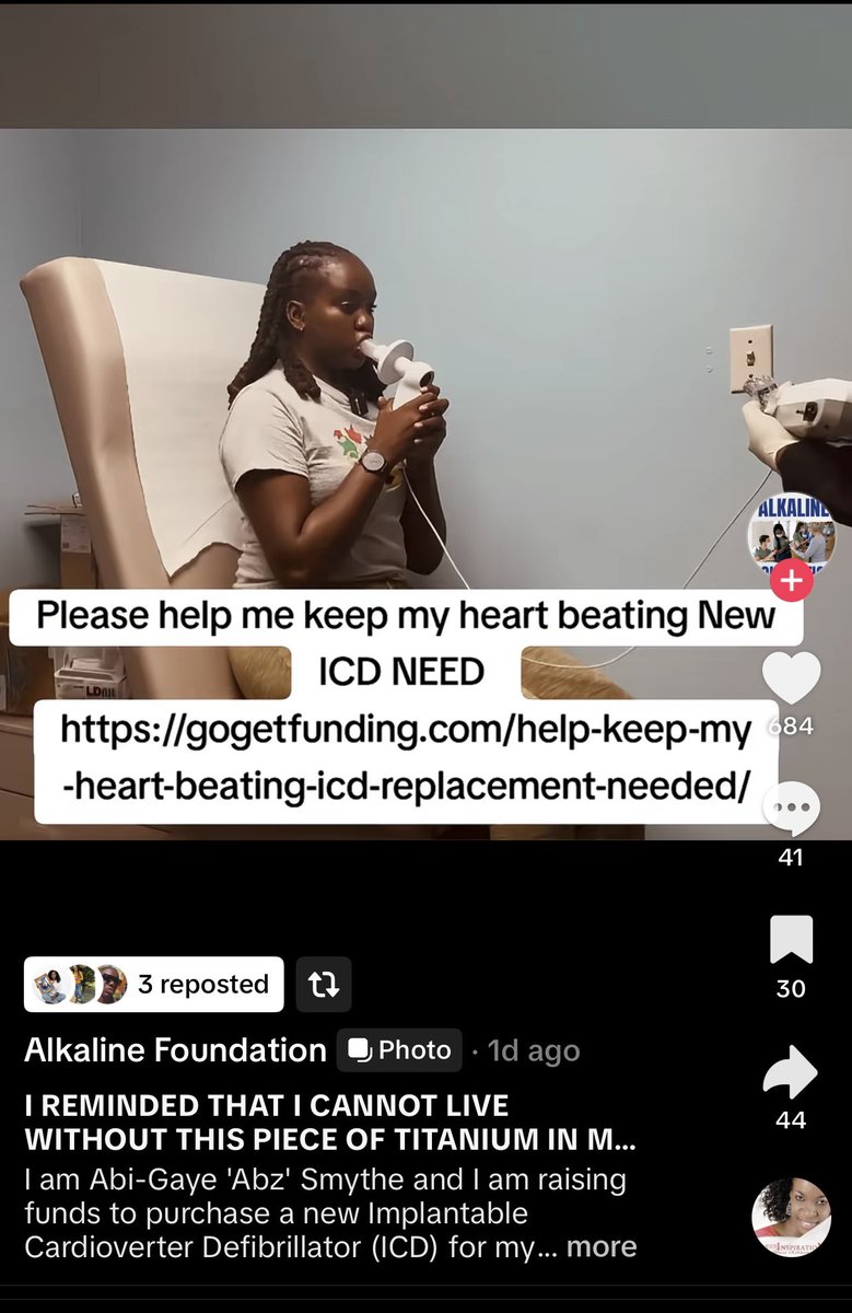 Guys, this page on TikTok is using my gofundme to scam people! Even giving people account number to send money to. 

PLEASE GO REPORT IT!! 

tiktok.com/@alkalinefound…