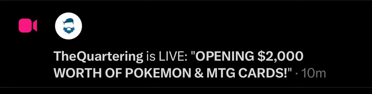 Imagine being a grown ass adult and going live on twitter to open a children’s card game, all while pretending to be some moral authority for the right.