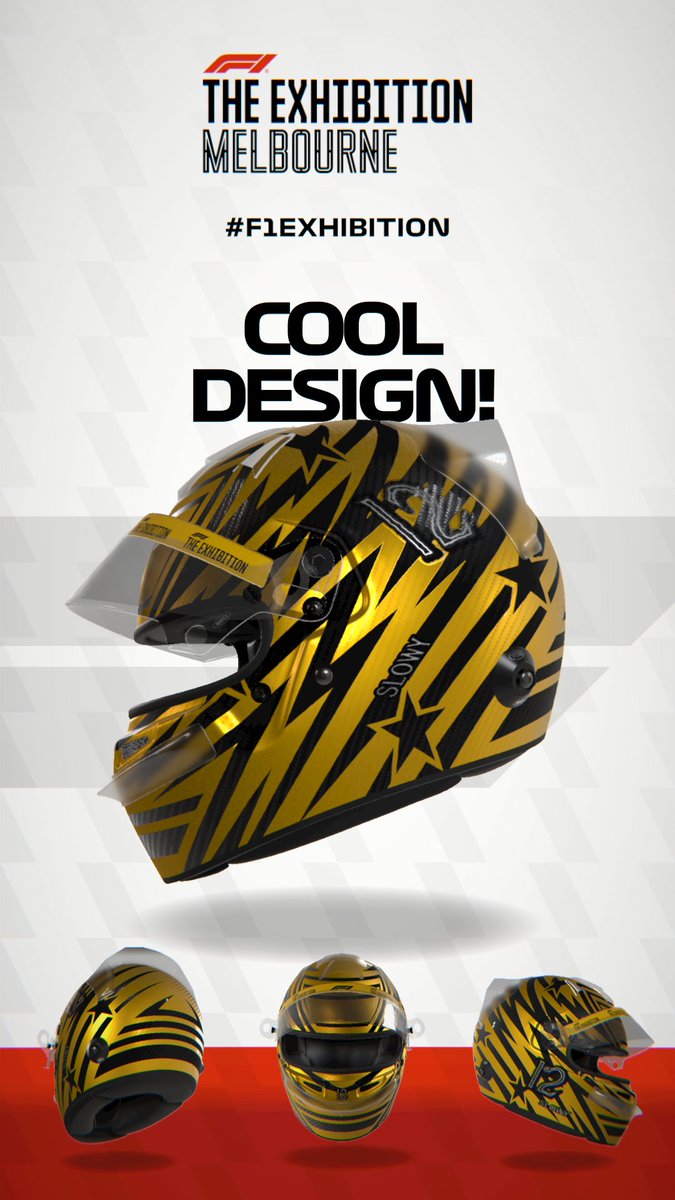 Melbourne F1 Exhibition. Can highly recommend. Even designed my own <a href="/Richmond_FC/">Richmond FC 🐯</a> based helmet. #gotiges