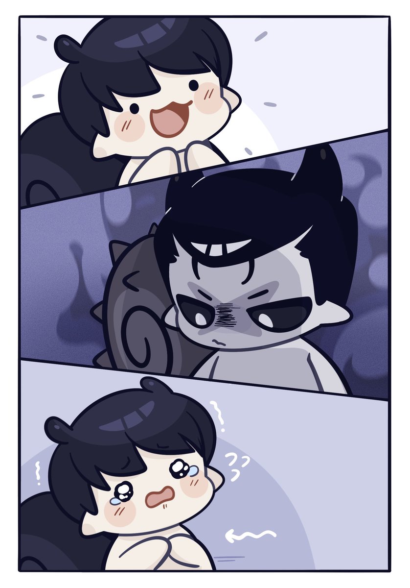 kumamoki's tweet photo. [ Lookisnail AU ]

: WHY ARE YOU CRYING 😭👿

Perhaps the cruel expressions on their faces were a stark contrast. 😌🖤✨

#Lookism #LOOKISMAU #lookismfanart https://t.co/3vq9YPQivJ