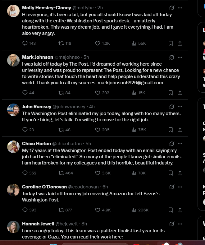 BennettBenjam66's tweet photo. @mollyhc This is just my normal feed. Sorry for you loss. I'm sure good things ill come of it. https://t.co/gUa7EFPnqB