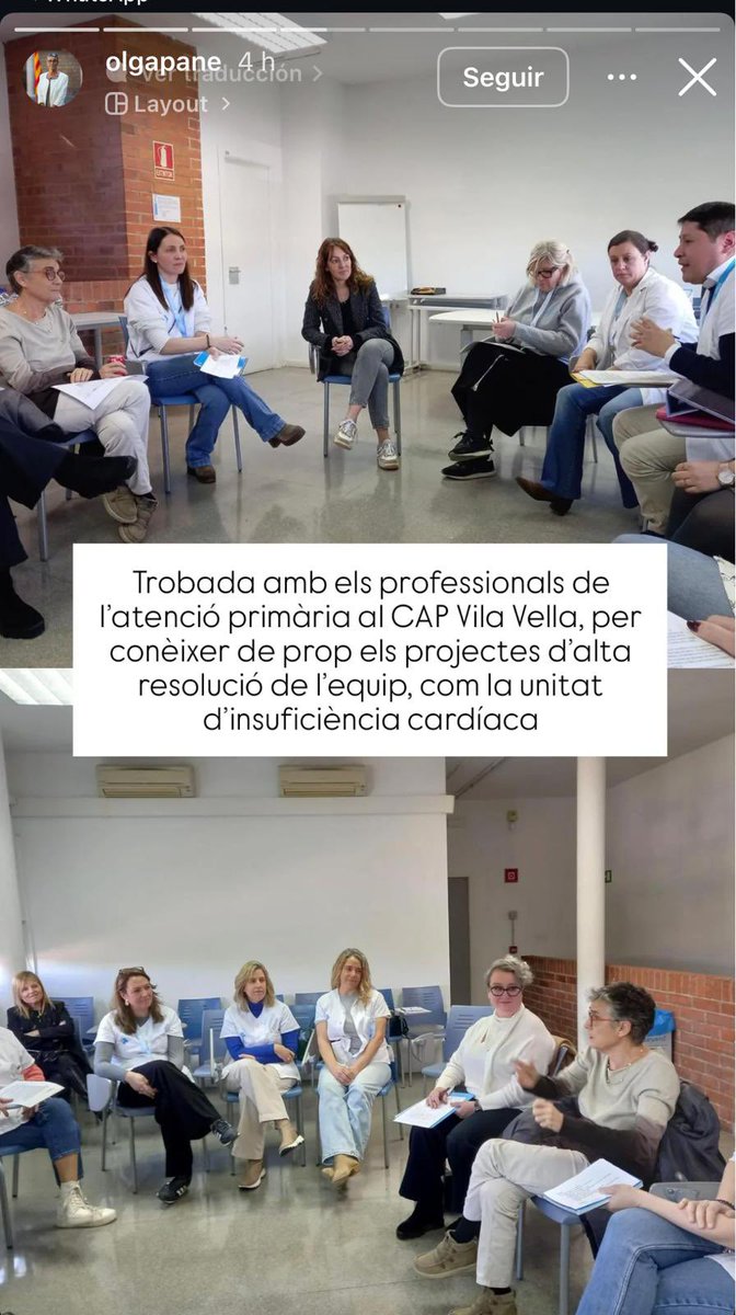 Visita de la consellera de Sanitat a la UICAP, unitat d’insuficiència cardíaca d’atenció primària, per conèixer de prop el treball dels professionals i els projectes d’alta resolució. 🫀🏥