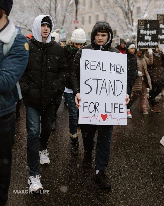 LifeNewsHQ's tweet image. Real men stand for LIFE!