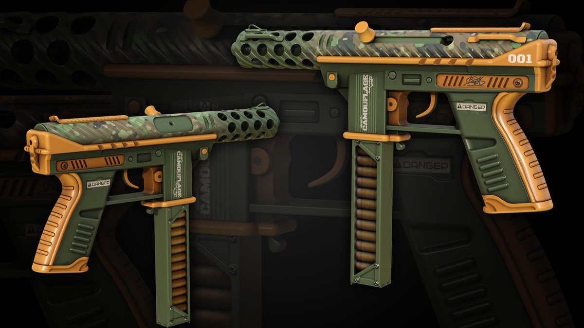 TEC 9 | Toxic vanguard

Friends, I want to introduce you to the collaboration with <a href="/xenon89139/">XENON</a> for <a href="/CounterStrike/">CS2</a> 
Weapons for those who are not just attacking, but poisoning the front line itself.

link: steamcommunity.com/sharedfiles/fi…
