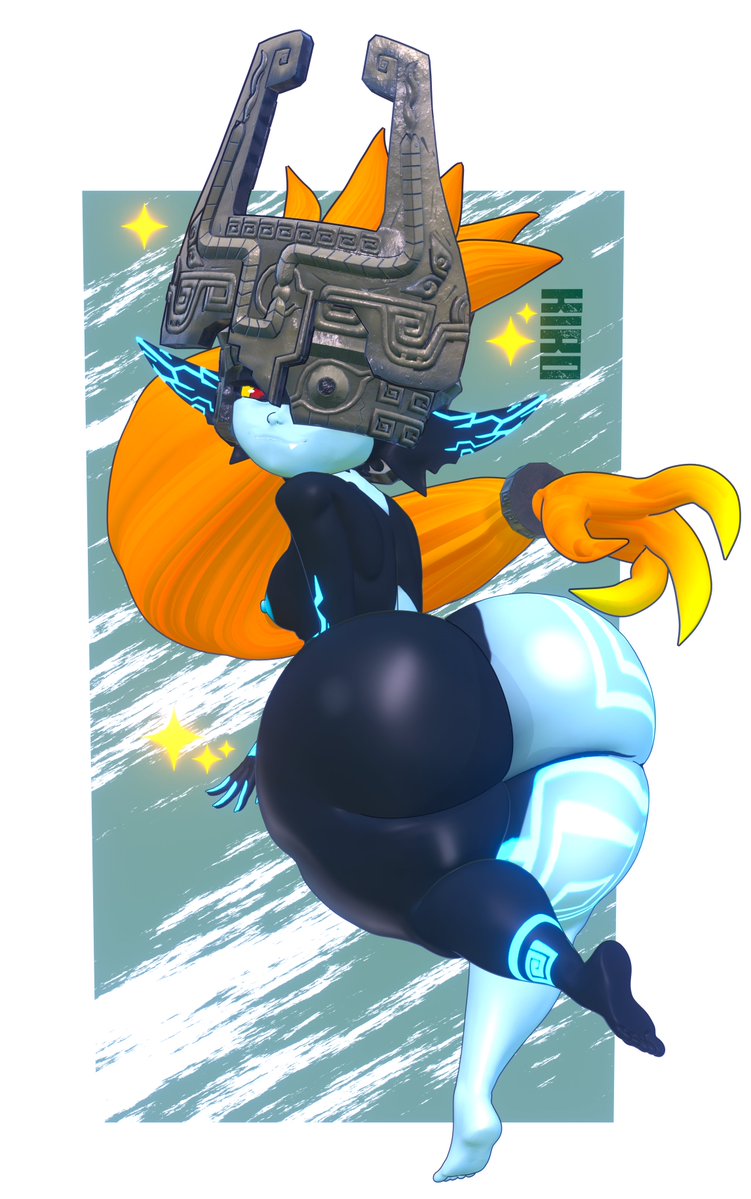 Midna piece i managed to rush out, pretty good how it came out.
Reference of <a href="/TaigerArts/">Taigerタイガ🦈</a> lovely work.
Model by <a href="/UncleLuArt/">Uncle_Lu 🔞</a> 
#TheLegendOfZelda #Midna