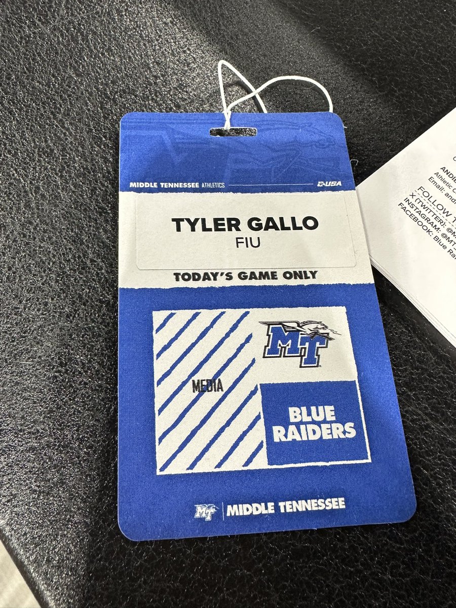 Welcome to the Glass House 🏠

Made it to the Murphy Center as FIU battles MTSU for the first time this season. 

These two teams have met 50 times previously, the third-most common opponent for FIU!