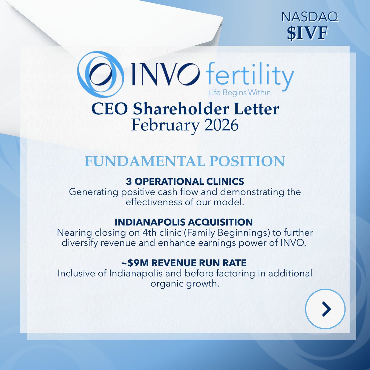 INVOFertility's tweet photo. Read the Full #INVOFertility Shareholder Letter:

🔗 https://t.co/HFaZDUVjSI

$IVF #NASDAQ https://t.co/e3ia5zOnWs