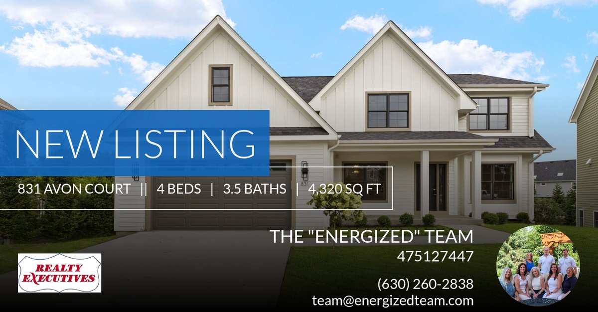 EnergizedTeam's tweet photo. 📍 New Listing 📍 Take a look at this fantastic new property that just hit the market located at 831 Avon Ct in Glen Ellyn. Reach out here or at (630) 260-2838 for more information

Becky VanderVeen, Eric Logan, &amp; The Team -Diane, ... https://t.co/z3zzabdQpH https://t.co/5tOJZnrvbE