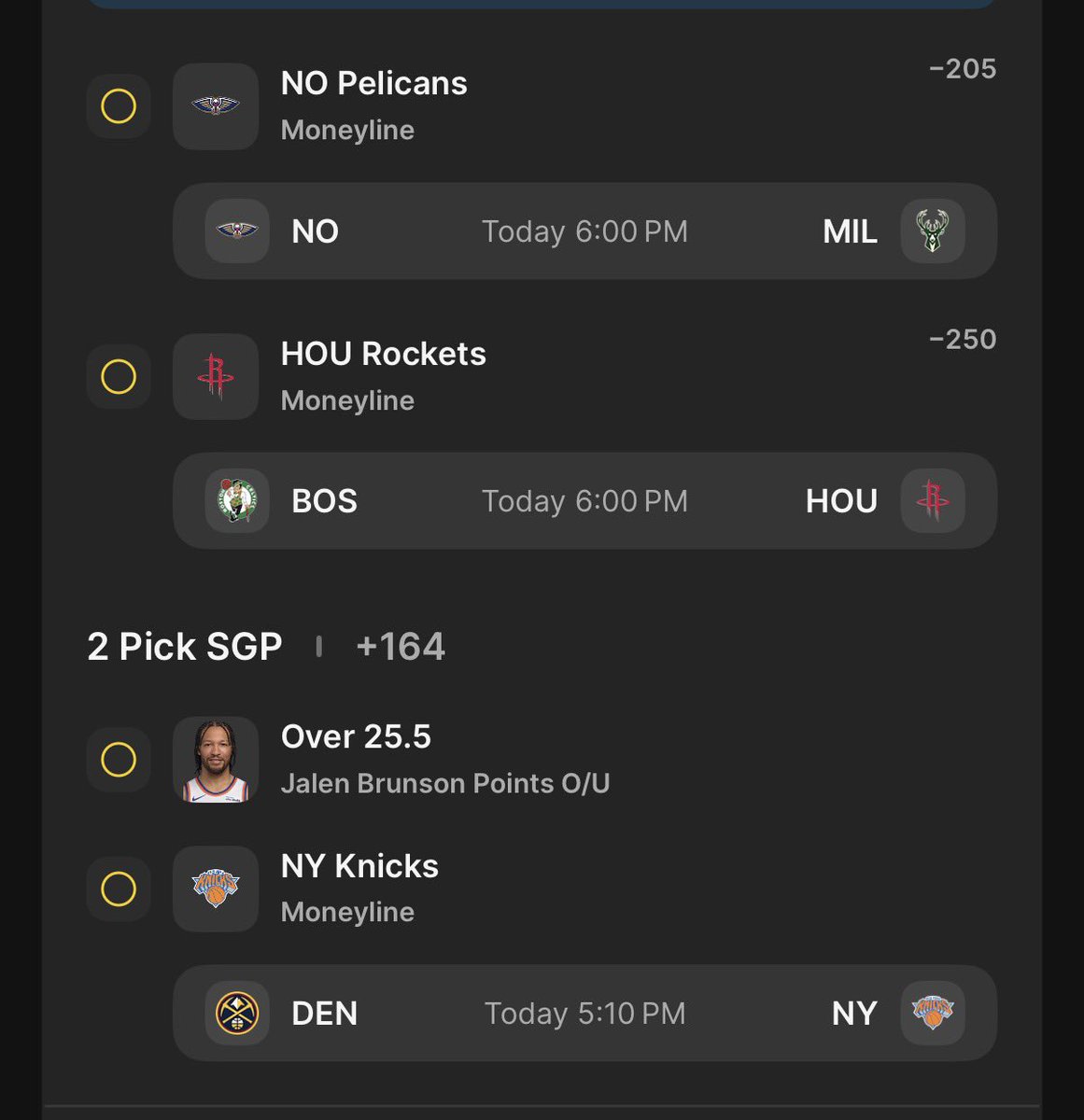 BurnsTheBooks's tweet photo. One of the markets I like tonight. Brunson is due to go over 25.5. #fanduel #DraftKings #Underdog #follow https://t.co/T1Q7hnroTd