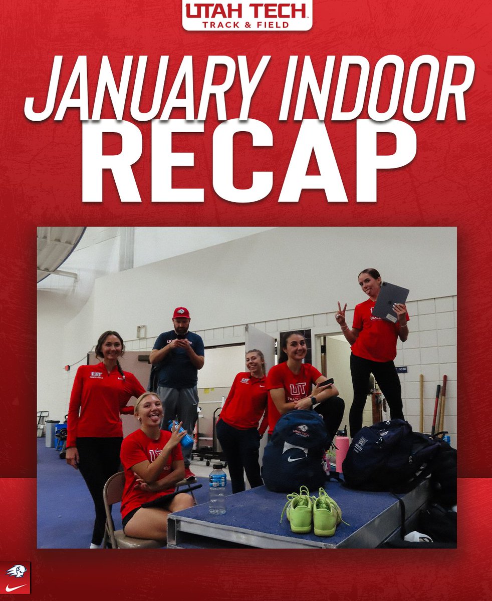 Utahtech_TfXC's tweet photo. January recap of our first two meets of the indoor season!
#UtahTechBlazers 🦬 l #WACtrack https://t.co/HXcN2uSSK0