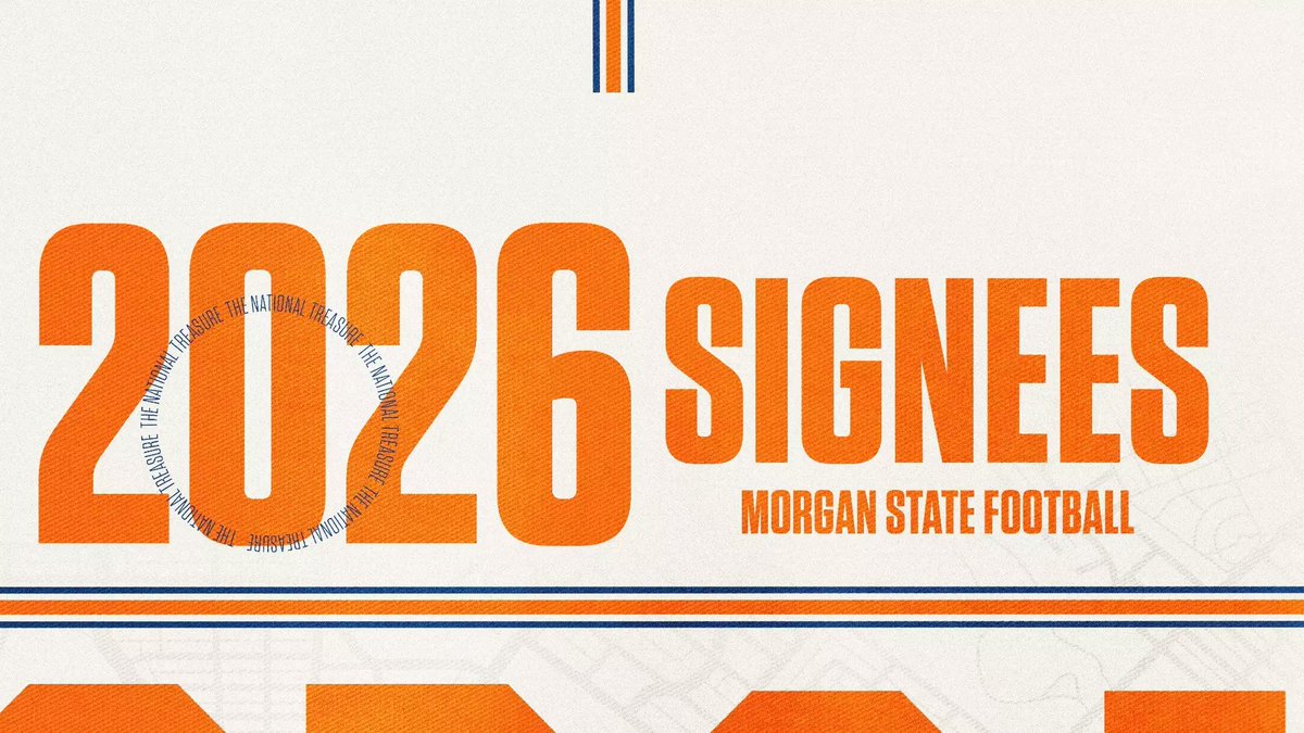 MorganStBears's tweet image. 🐻🏈 @MSUBearsFB  Signs 55 During National Signing Day✍️ 

▶️ shorturl.at/bP4fz

#NSD2026 
@MEACSports | @UnderArmour 
#GoBears🔷🔶